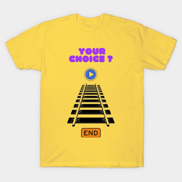 motivational caption,what do you choose? T-Shirt by november 028